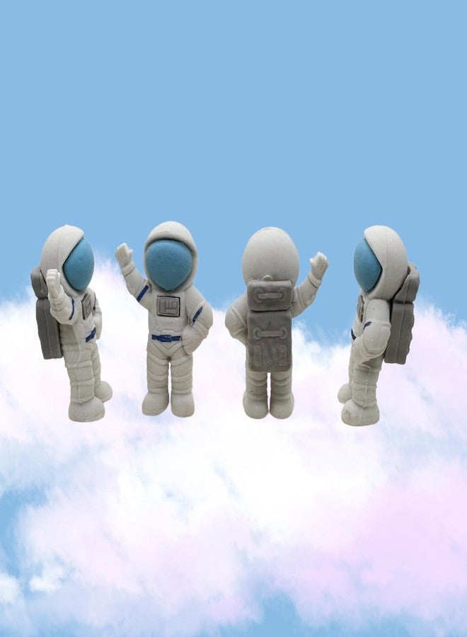 Dicanence 18pcs Cute Outer Space Themed Erasers Fun 3D Spaceman Desk Pet Pencil Erasers for Prize Gifts Party Favors Goodie Bag Fillers (Fun) - Image 3